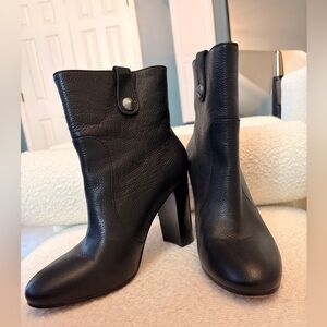 Paige Black Leather Women's Boots Booties Sz 7